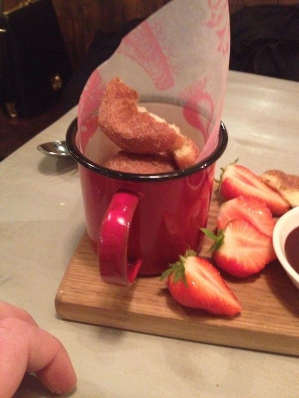 doughnuts in a mug