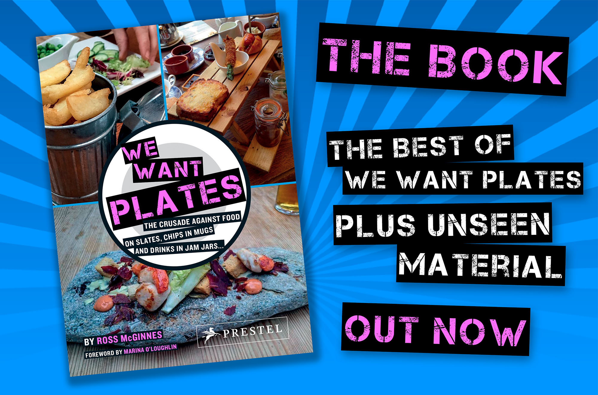 We Want Plates book